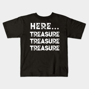 Funny Metal Detector Shirt for Treasure Hunter & Detectorist Kids T-Shirt